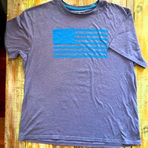 Mens 2X American Flag T-shirt